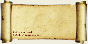 Danica Miloradović vizit kartica